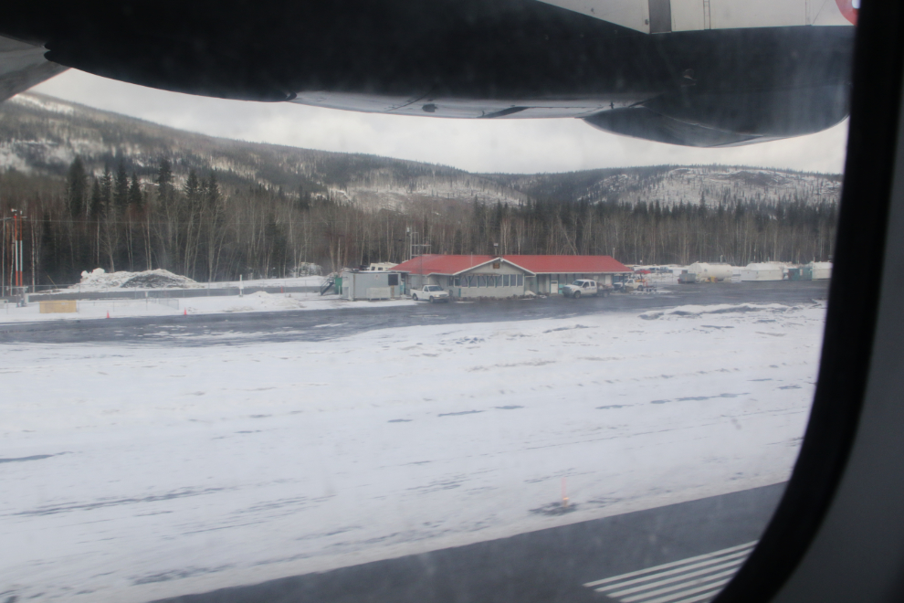The Dawson City airport.