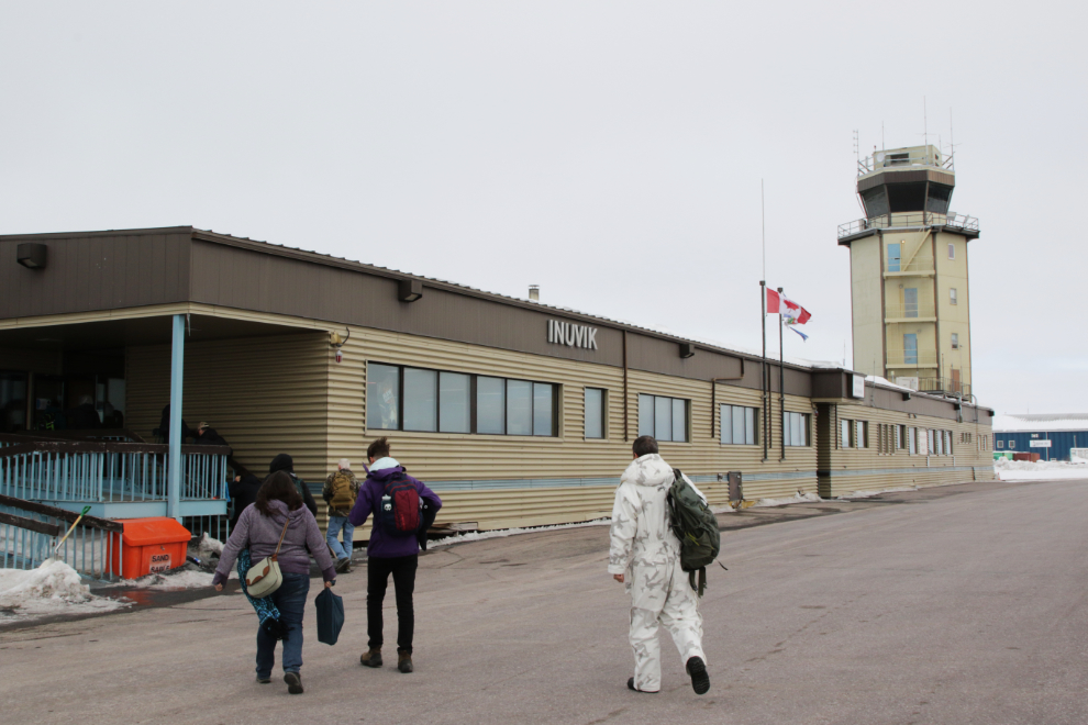 The Inuvik, NWT, airport terminal