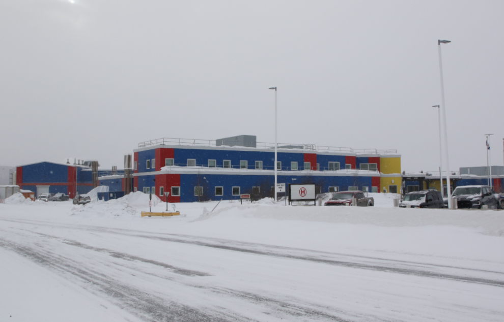The 51-bed Inuvik Regional Hospital in downtown Inuvik, NWT, in April.