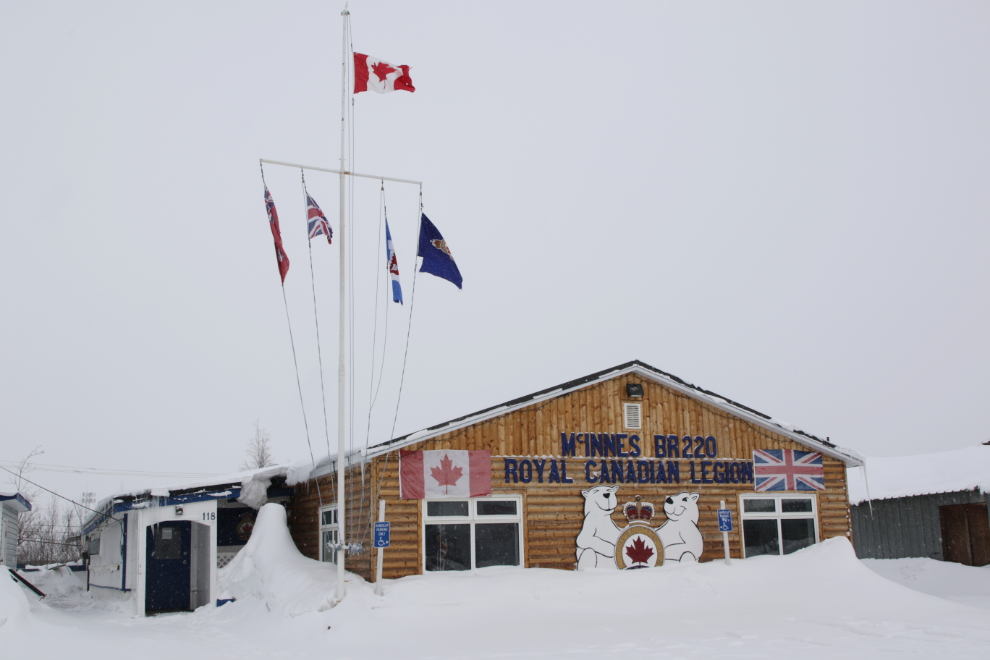 The McInnes Branch 220 of the Royal Canadian Legion in Inuvik, NWT.