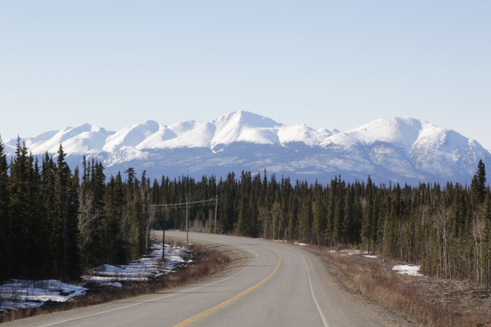 The South Klondike Highway in early April