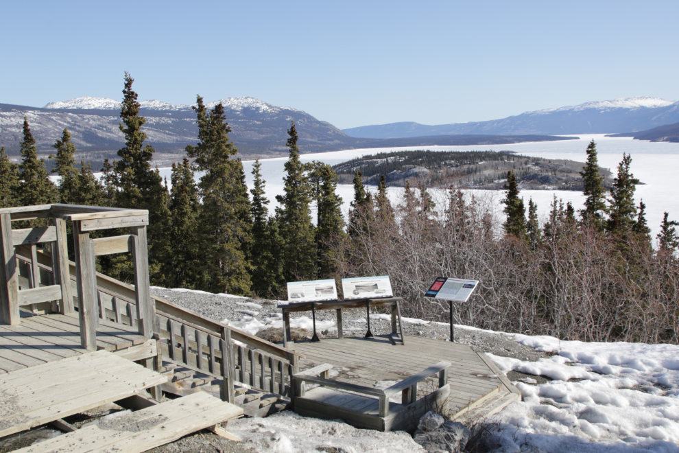 Bove Island viewpoint in early April