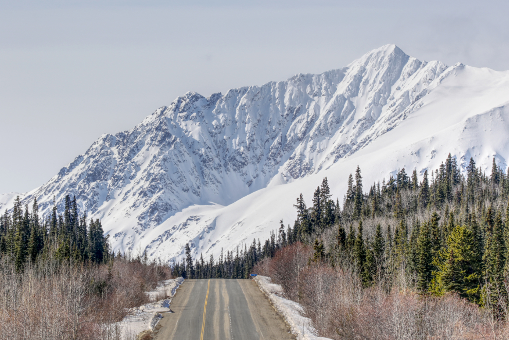 The South Klondike Highway in early April.