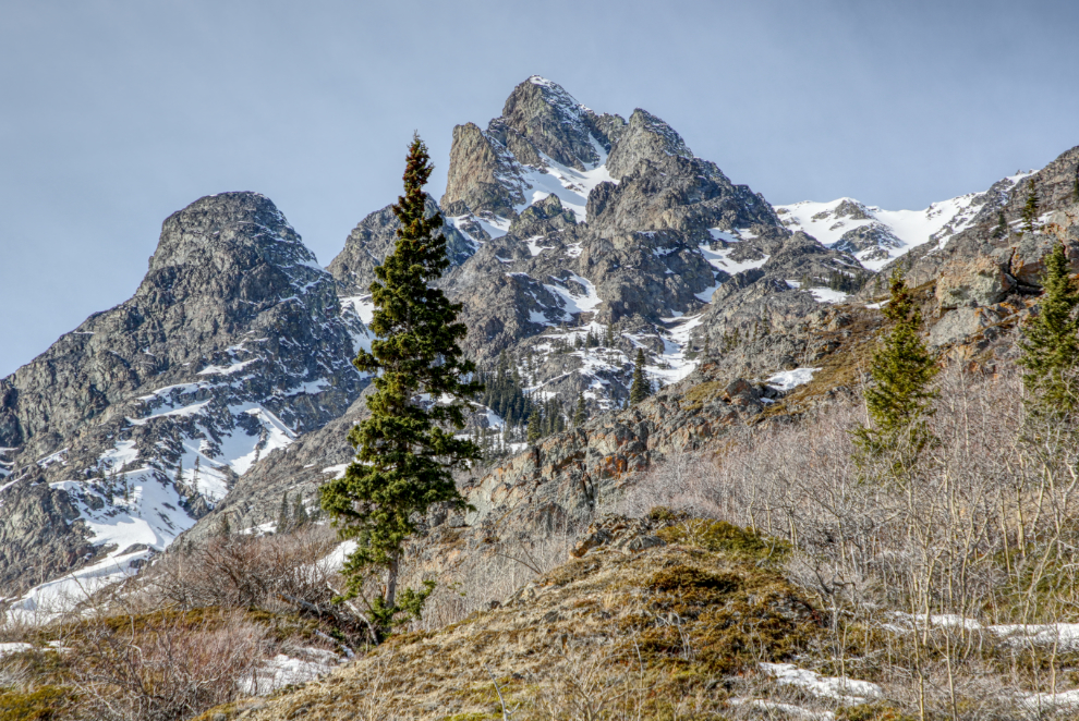 Dail Peak, BC, in early April.