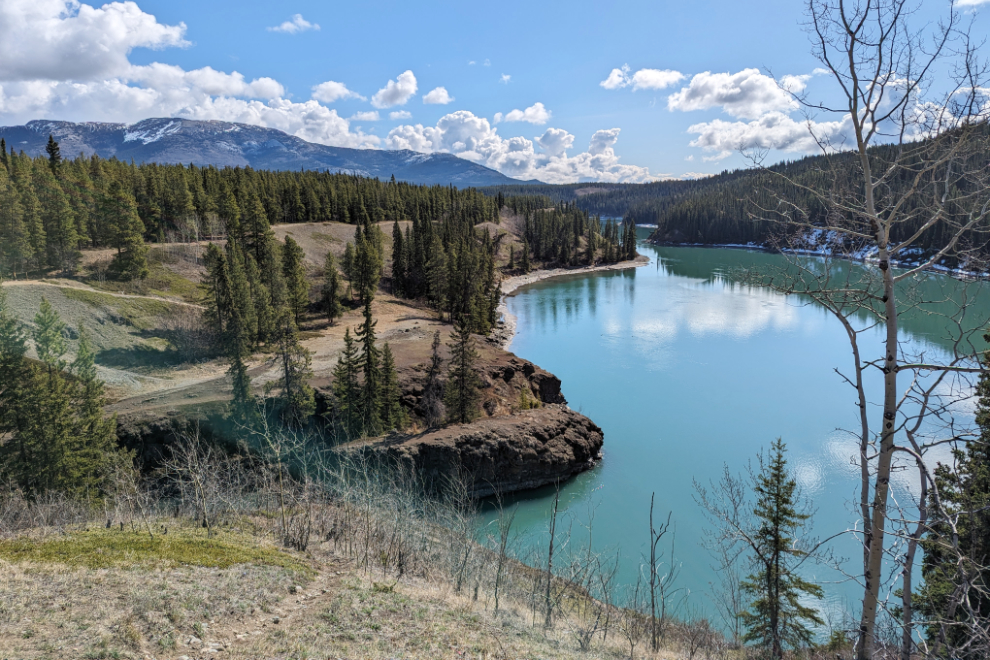The head of Miles Canyon on the Yukon River.