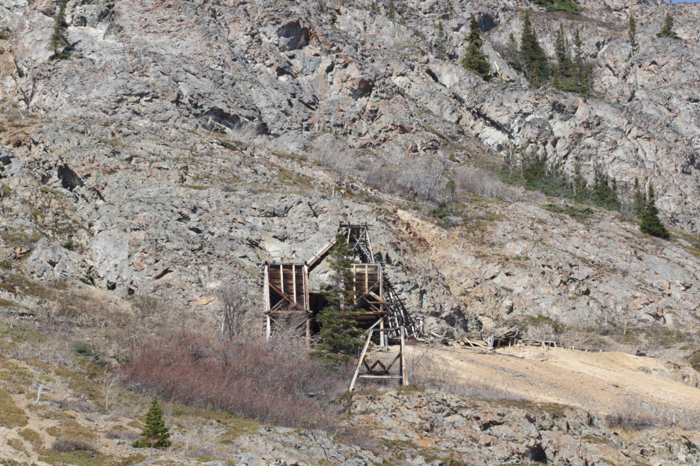 The ruins of the historic Venus silver mine, Yukon.