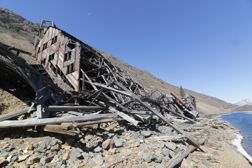 The ruins of the historic Venus silver mill, Yukon.