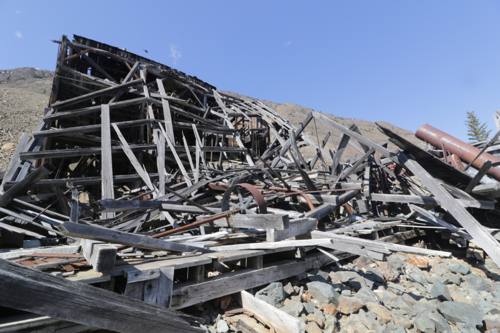 The ruins of the historic Venus silver mill, Yukon.