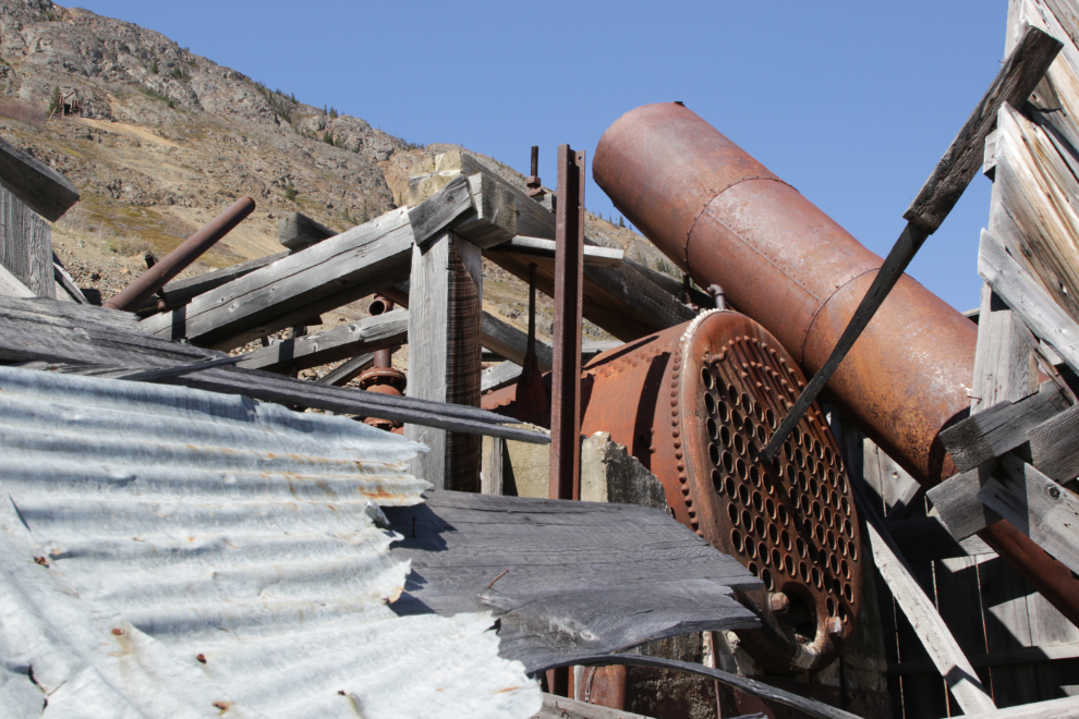 The ruins of the historic Venus silver mill, Yukon.