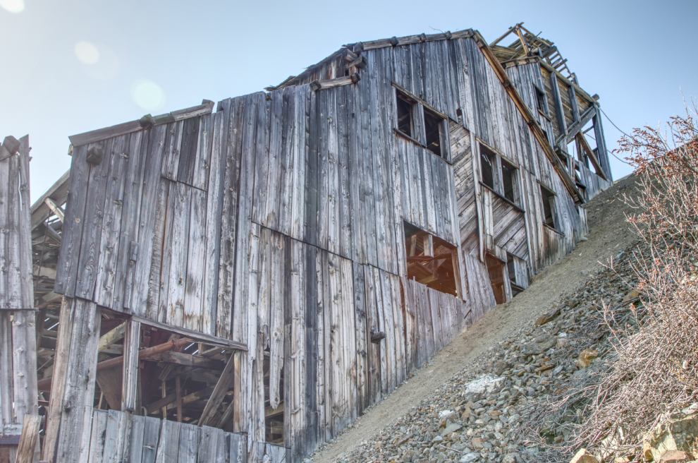 The ruins of the historic Venus silver mill, Yukon.