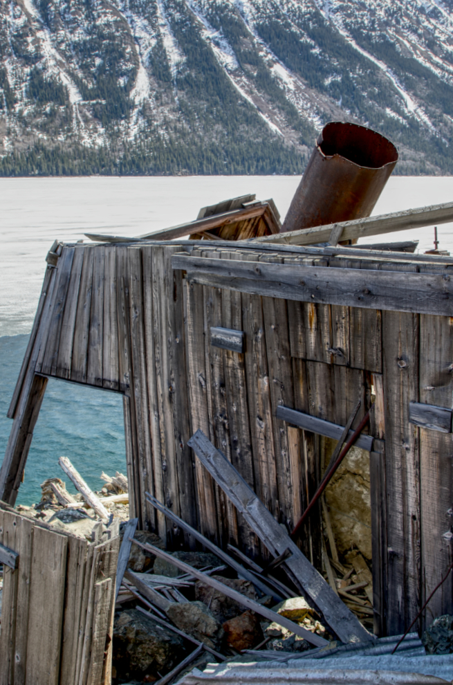 The ruins of the historic Venus silver mill, Yukon.