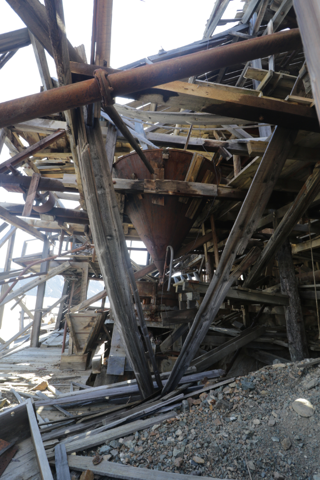 The ruins of the historic Venus silver mill, Yukon.