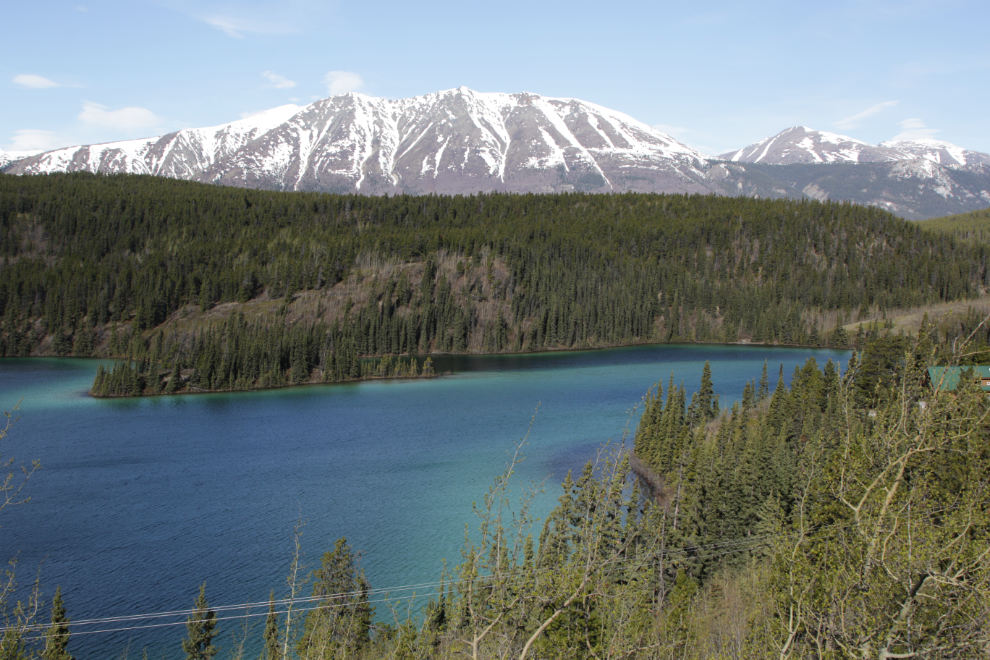 Emerald Lake, Yukon in May.