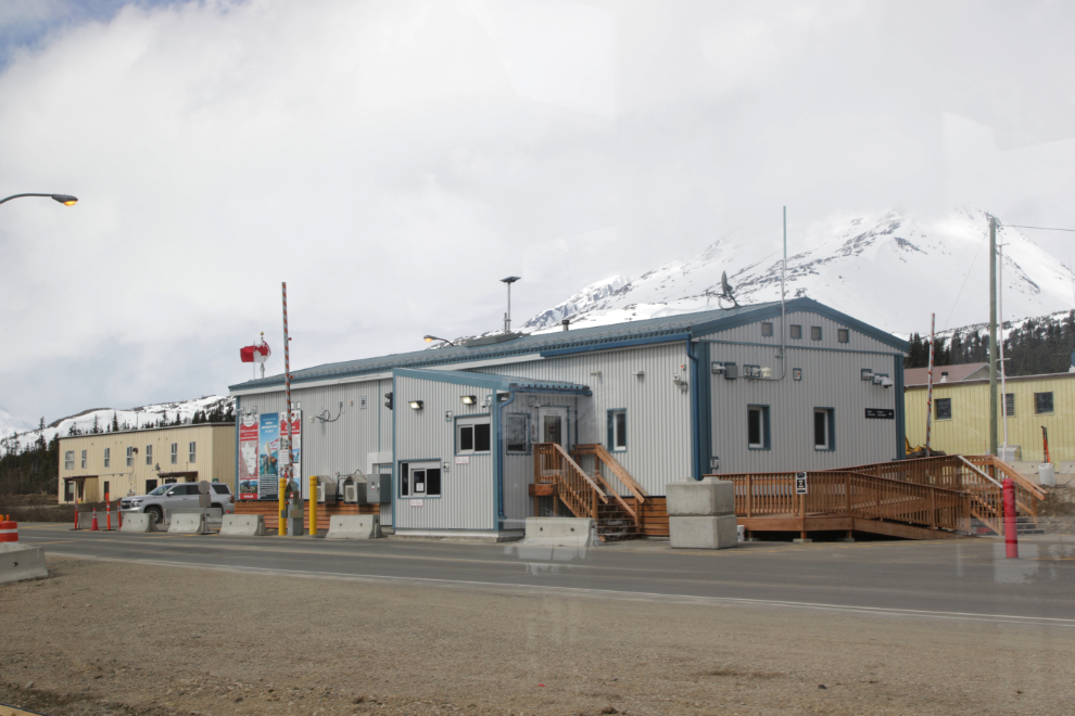 Riding the White Pass & Yukon Route railway.