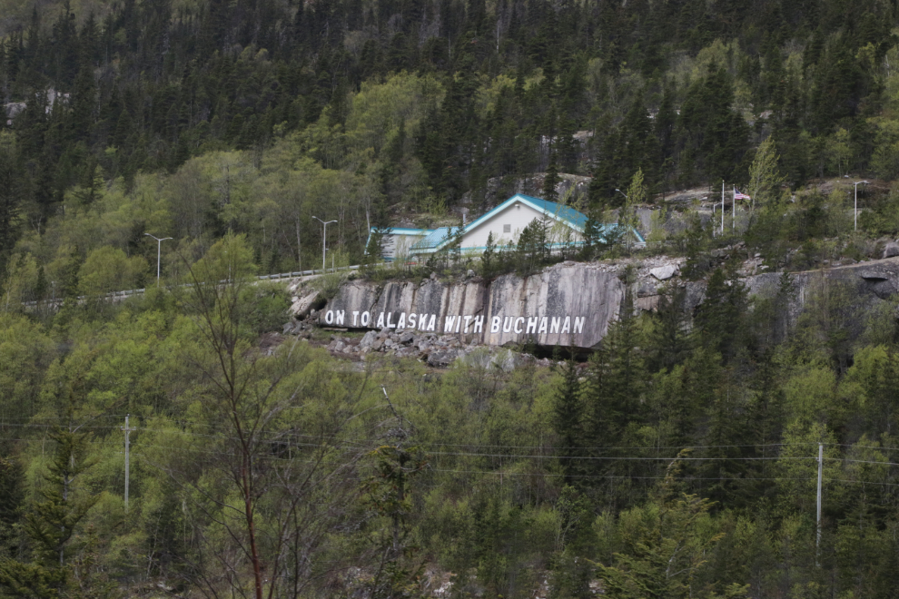 Riding the White Pass & Yukon Route railway.