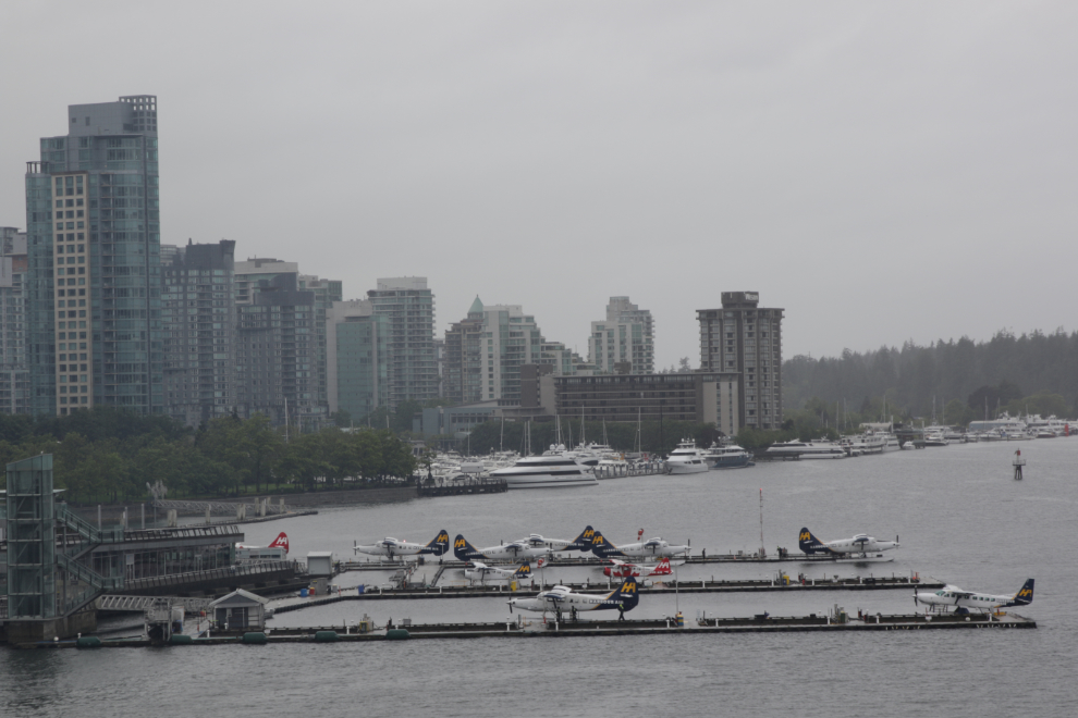 Harbour Air base in Coal Harbour at Vancouver.