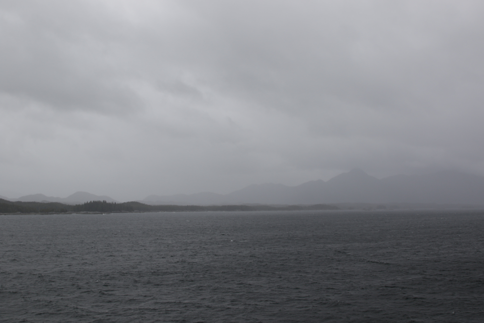 As we neared Prince Rupert, gale warnings were issued for our route for 2 days.