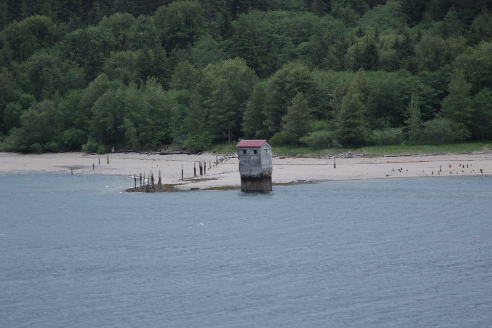 The historic Treadwell Mine Seawater Pump House at Juneau, Alaska. 