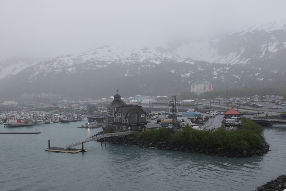A stormy June morning inn Whittier, Alaska.