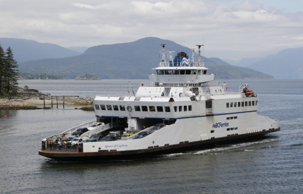 The BC ferry Queen of Capilano.