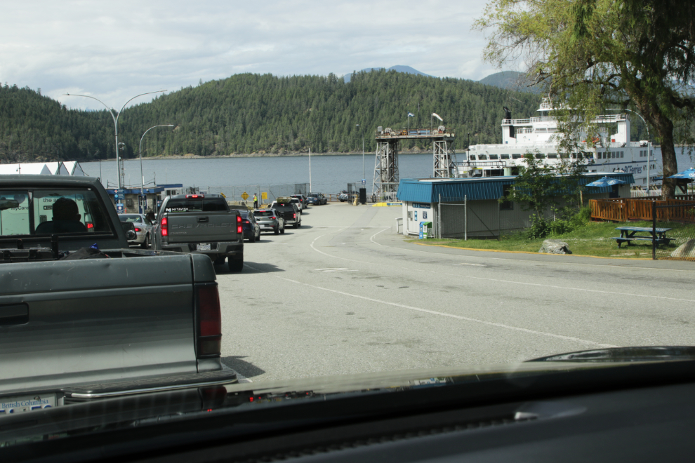 The ferry terminal at Earl's Cove, BC