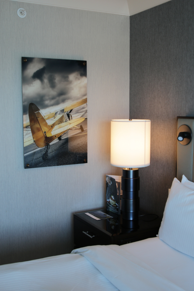 Room 815 at the Fairmont Vancouver Airport Hotel.