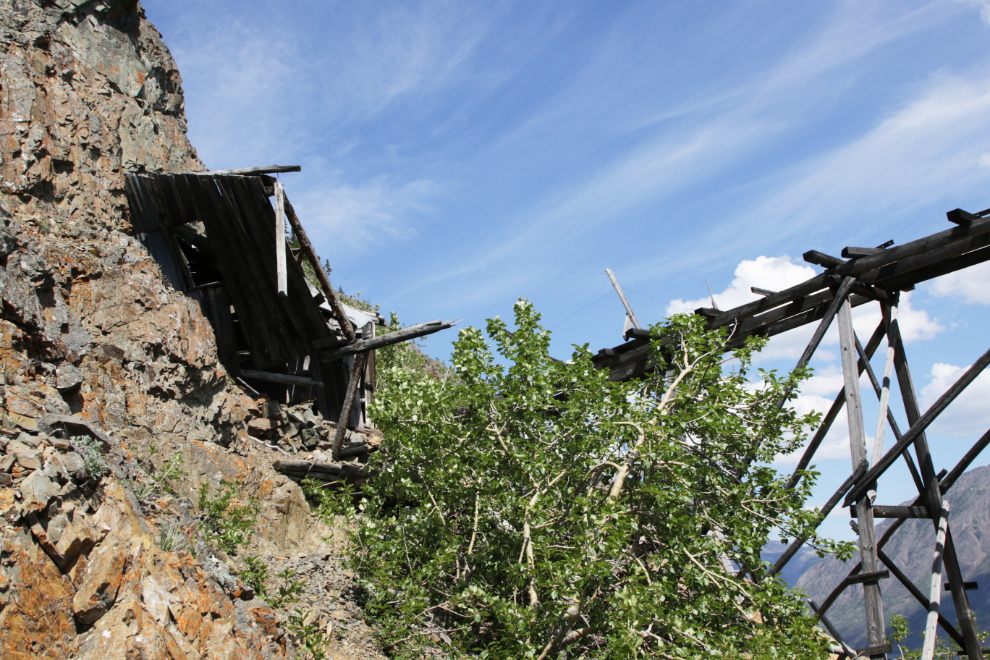 Ruins of the 1906 Venus silver Mine in the Yukon 