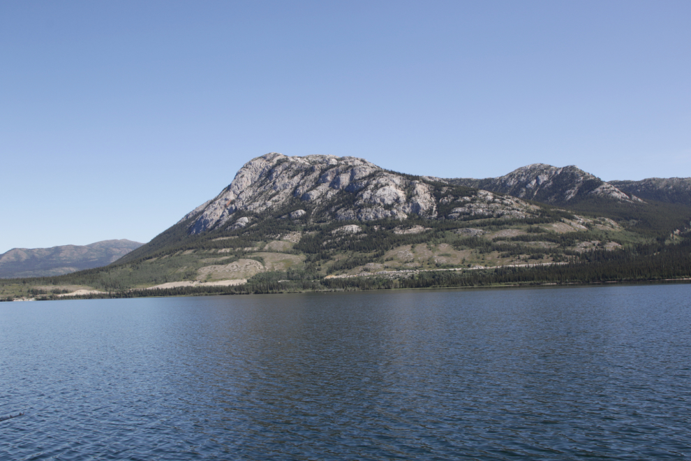 White Mountain from Little Atlin Lake, Yukon.