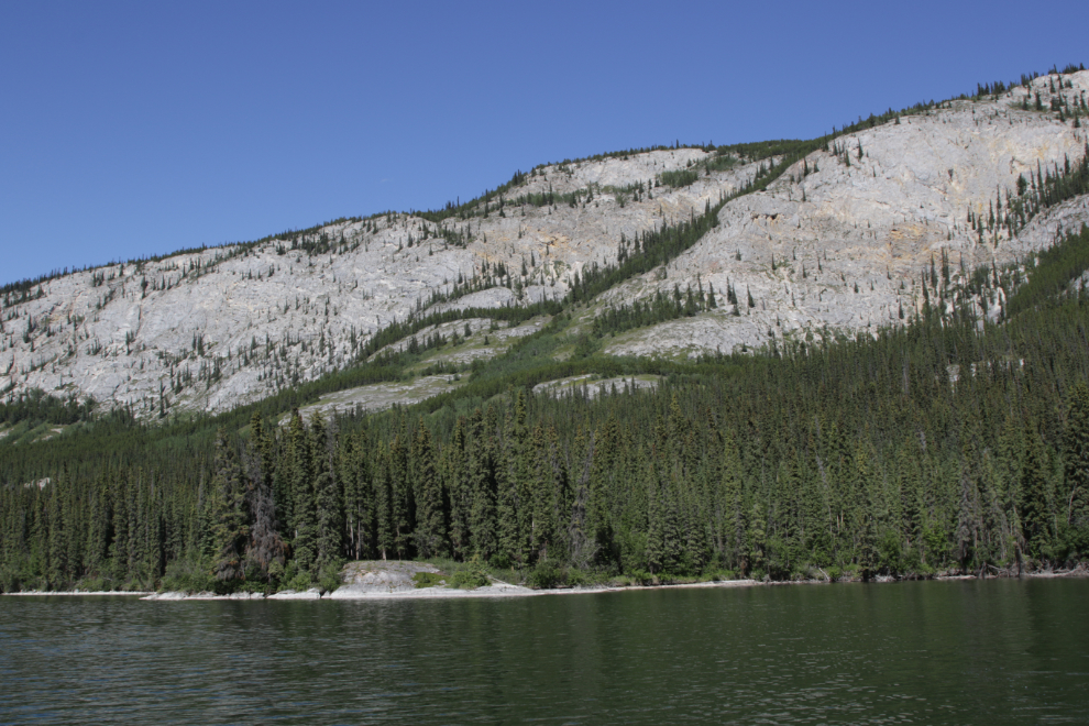 Boating at Little Atlin Lake, Yukon