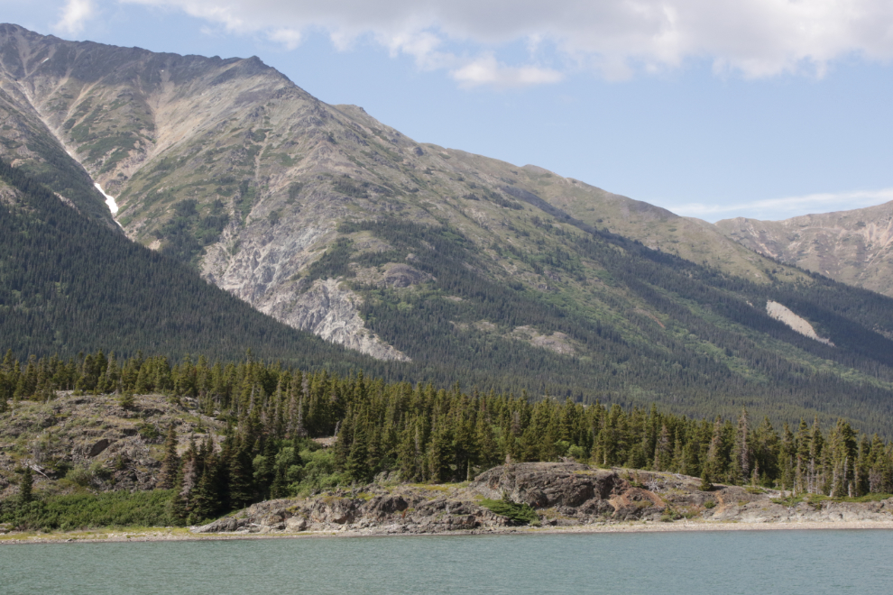 Boundary Island, Lake Bennett, Yukon.