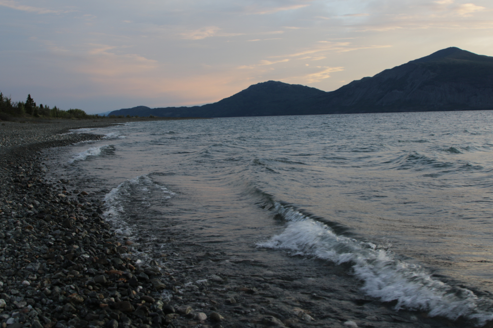 Early morning at Kluane Lake, Yukon.