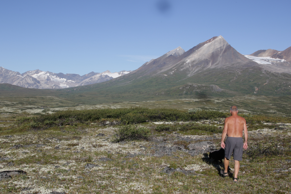 Out for a walk at the Haines Summit