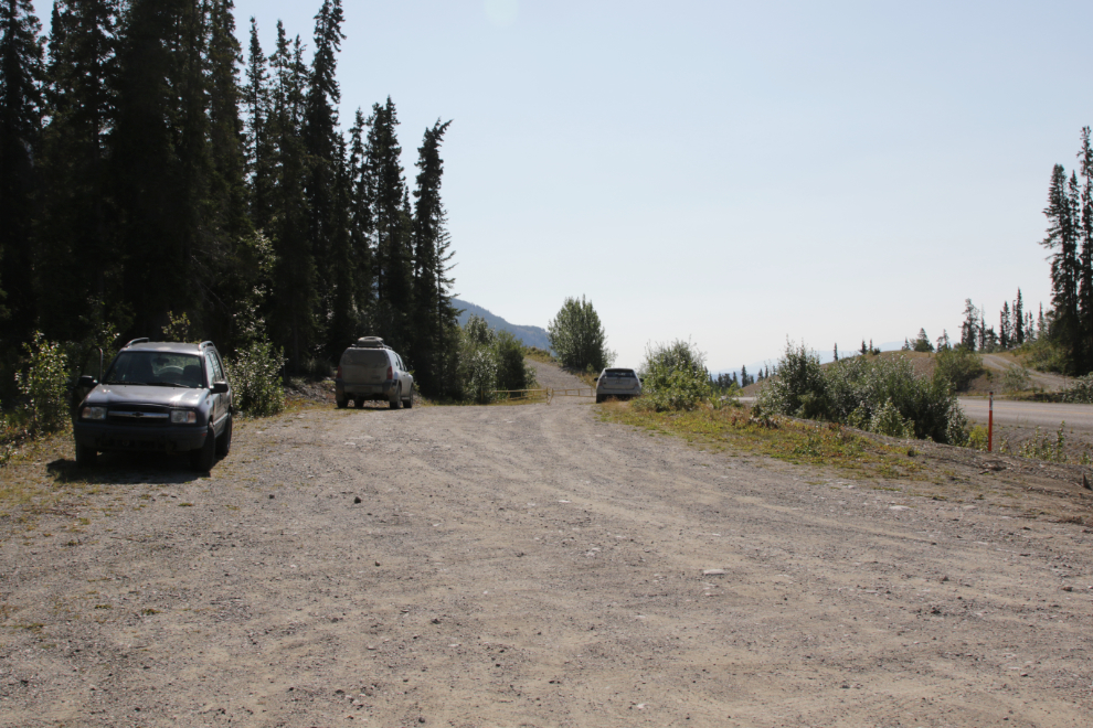 Hiking Mount White, Yukon.