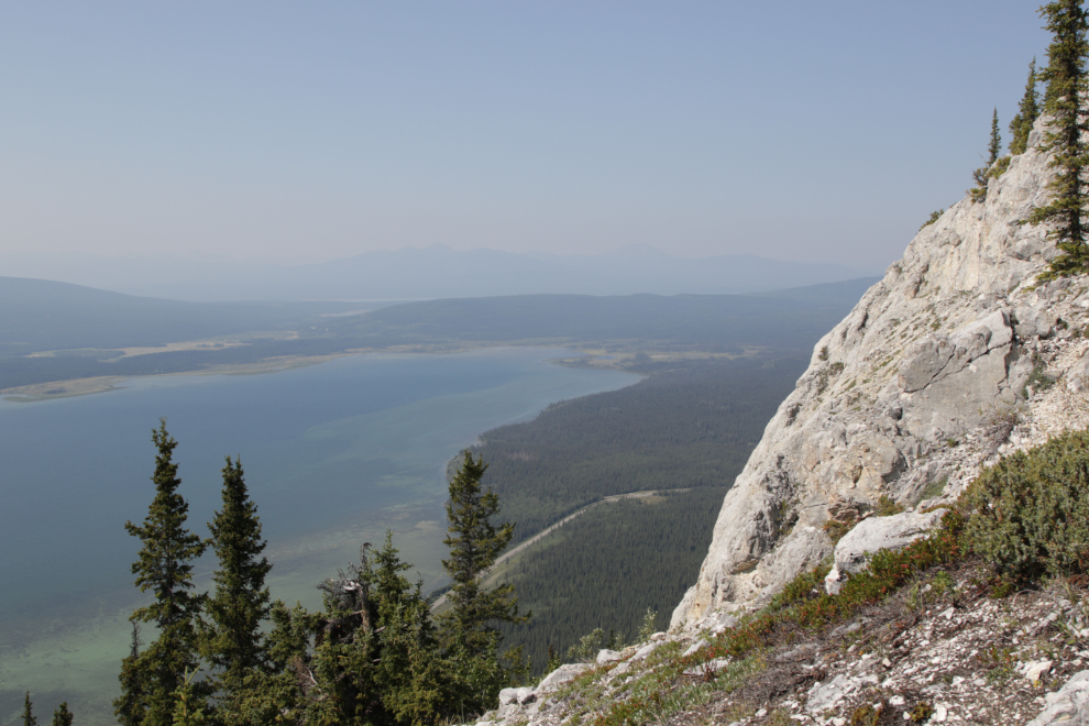 Hiking Mount White, Yukon.