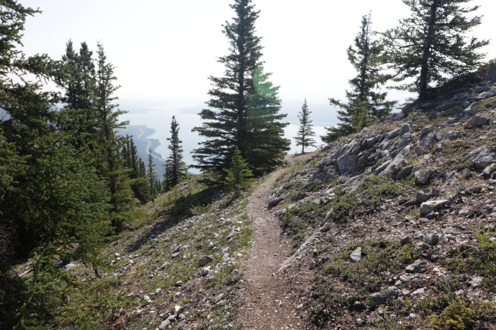 Hiking Mount White, Yukon.