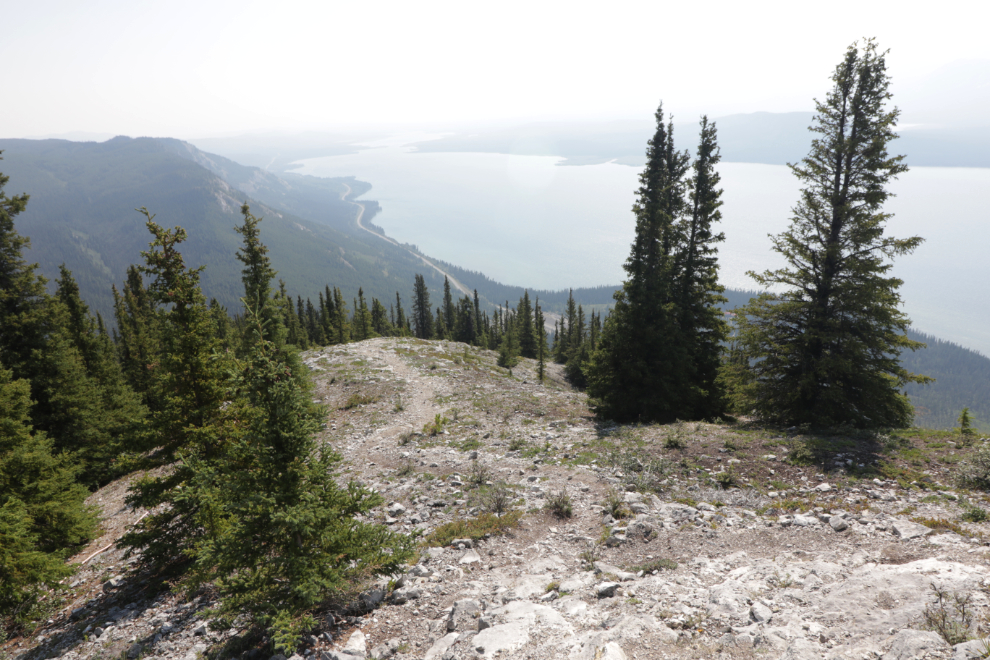 Hiking Mount White, Yukon.