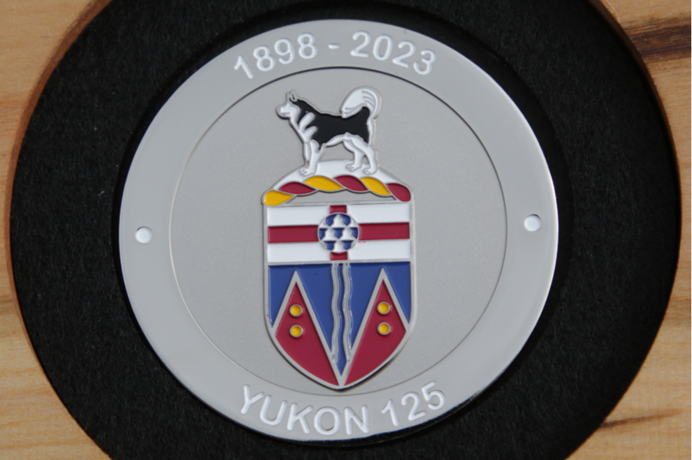 Yukon 125 commemorative medal