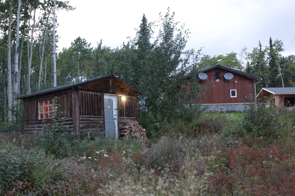 My cabin for the weekend at Atlin, BC.