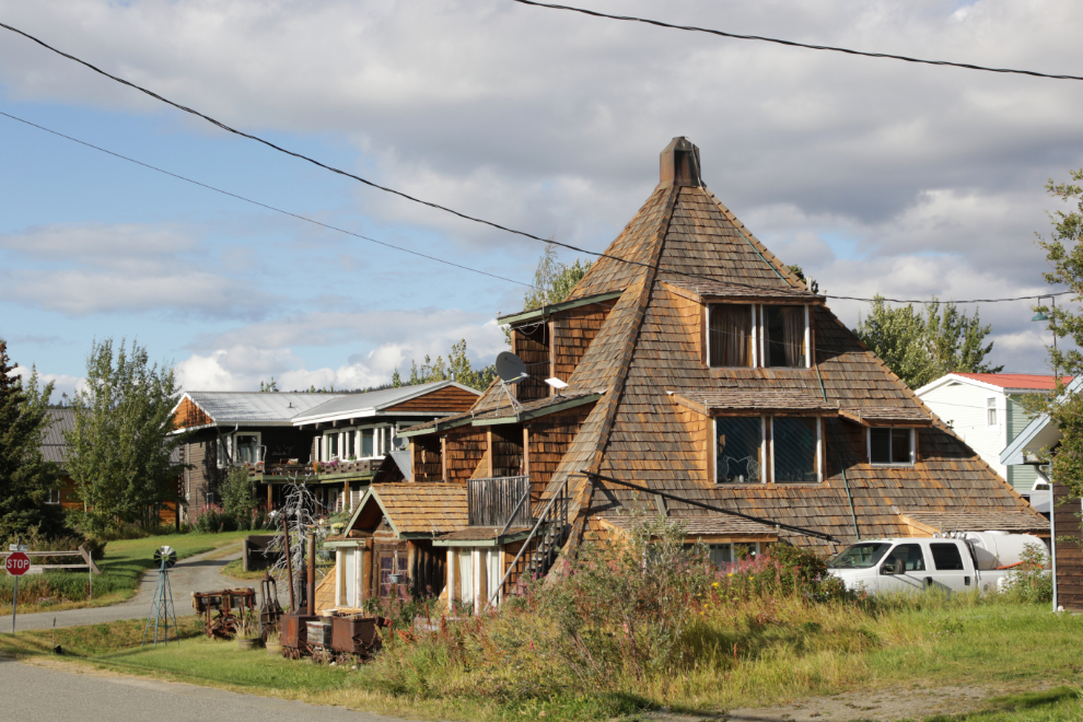 The late Doc Branigan's holistic healing centre from the 1960s, in Atlin, BC.