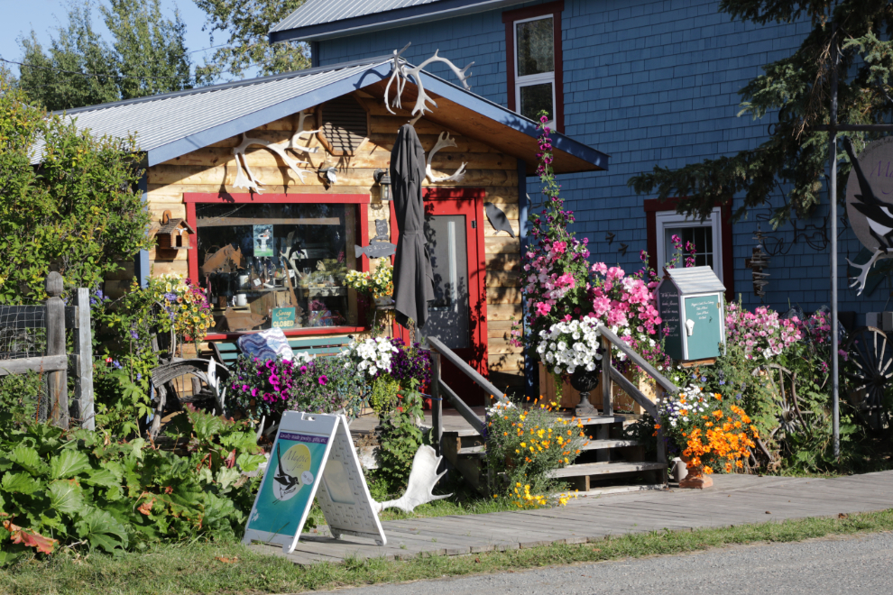 The "Magpie, etc" art shop in Atlin, BC