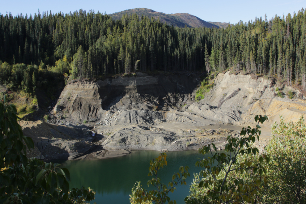 Placer mining on Spruce Creek, Atlin, BC.