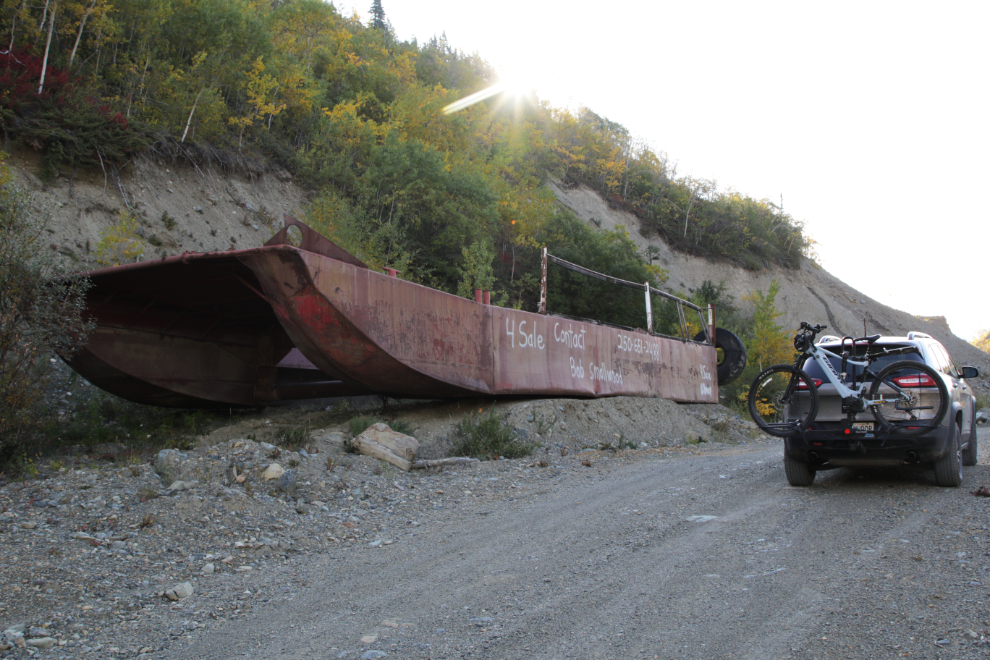 Placer mining on Spruce Creek, Atlin, BC.