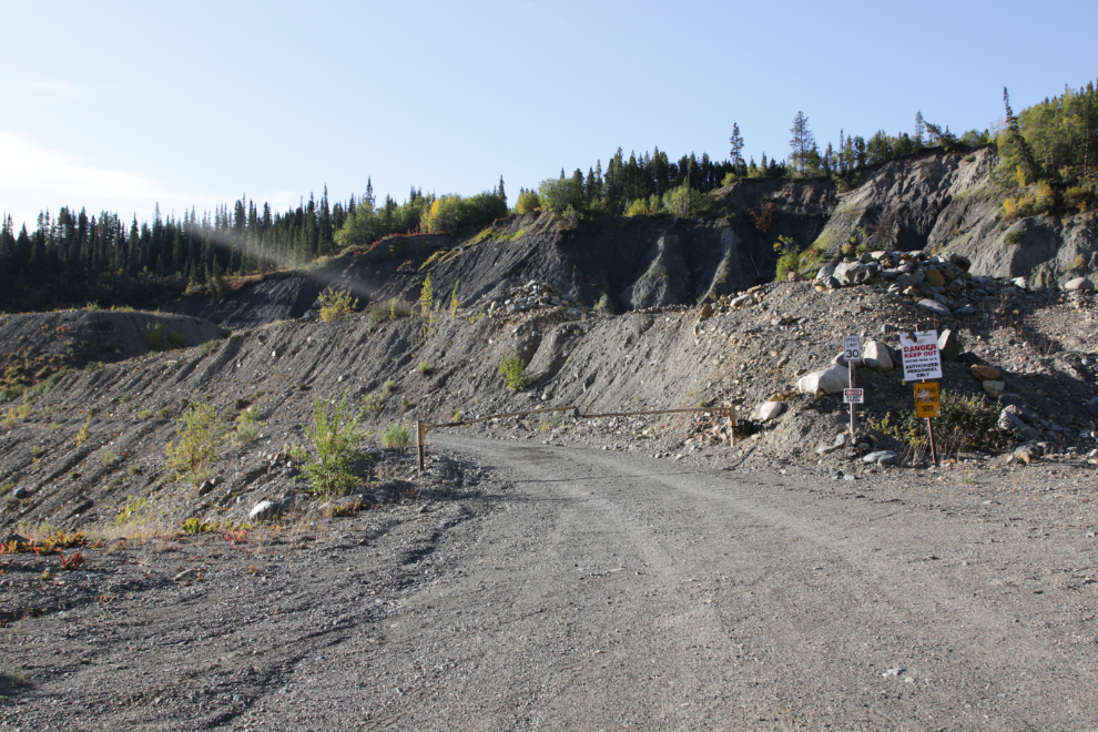 Placer mining on Spruce Creek, Atlin, BC.