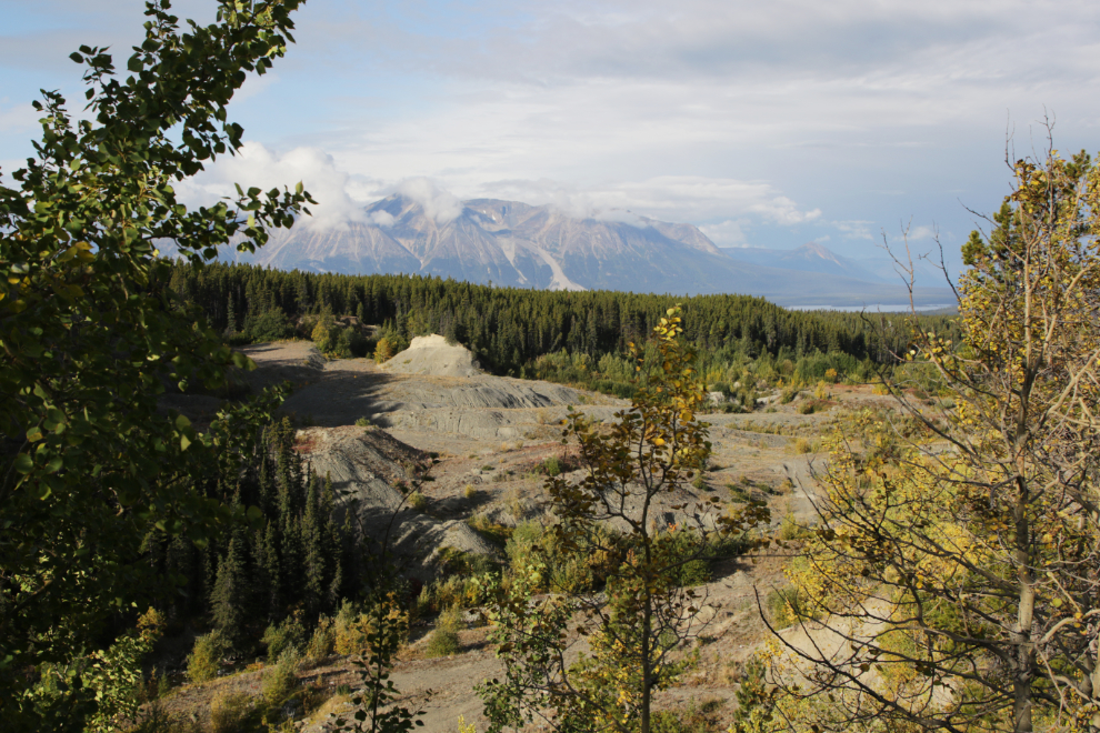 Placer mining on Spruce Creek, Atlin, BC.