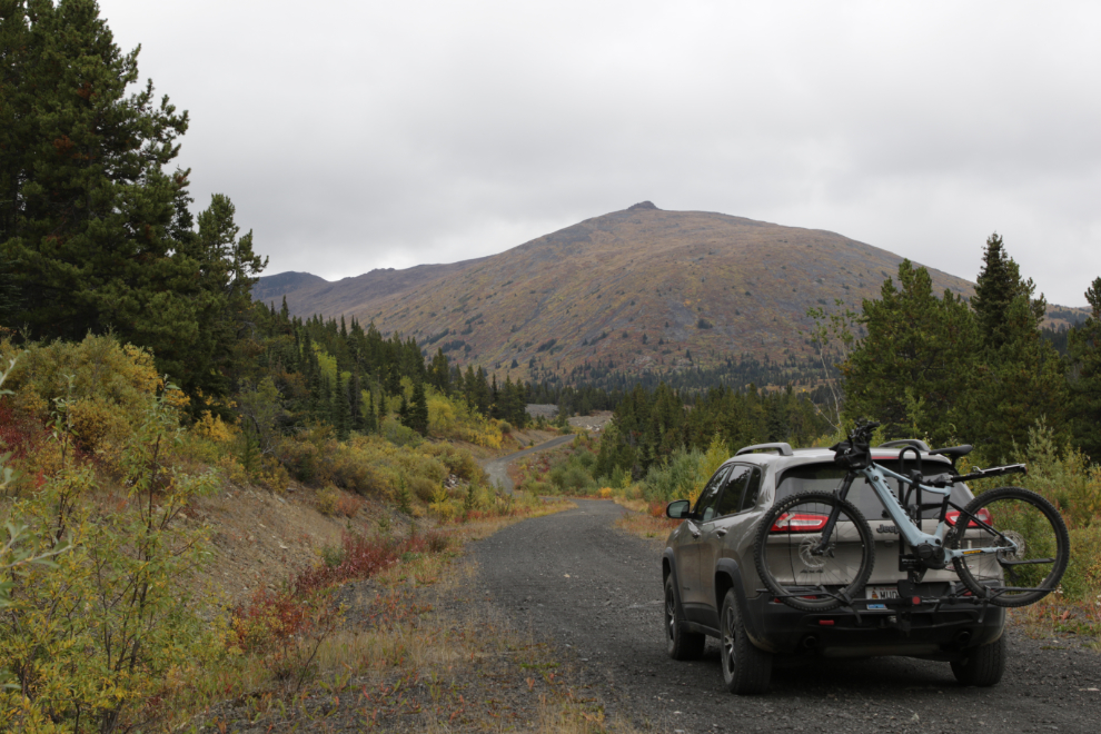 The road up Ruby Creek, Atlin, BC.