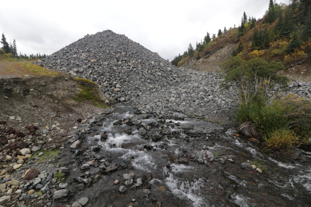 An old placer gold mine on Ruby Creek, Atlin, BC.