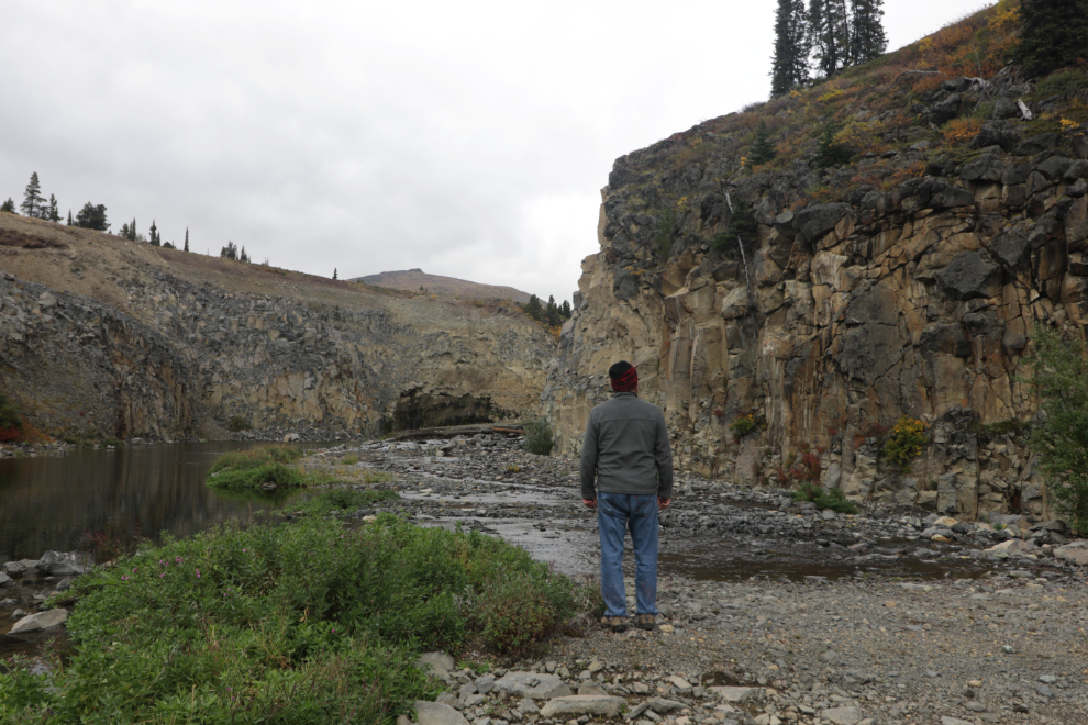 An old placer gold mine on Ruby Creek, Atlin, BC.