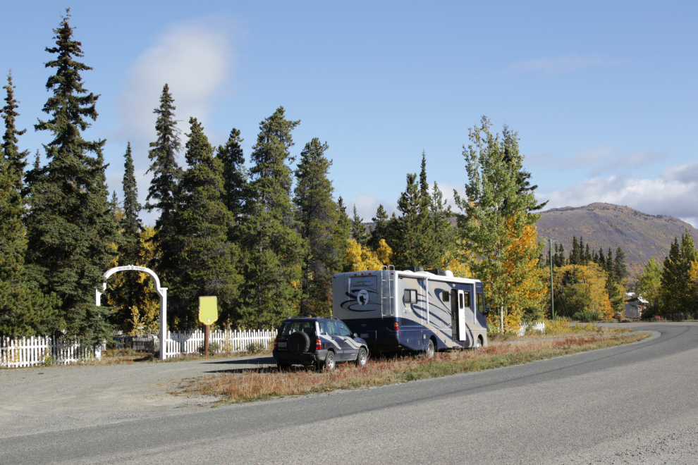 The Atlin Pioneer Cemetery. 