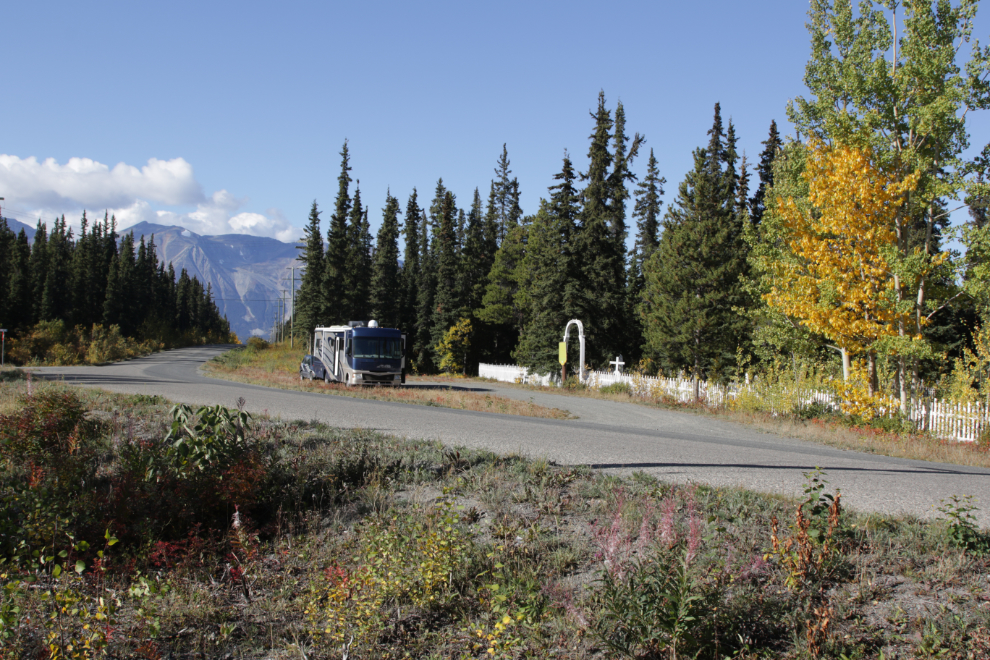 The Atlin Pioneer Cemetery. 