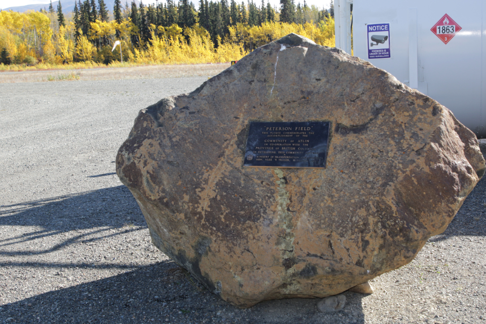 Atlin Airport, Peterson Field.